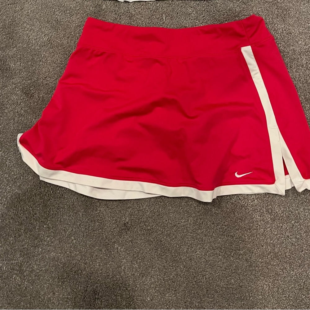 Nike Women's Red Skort with White Details